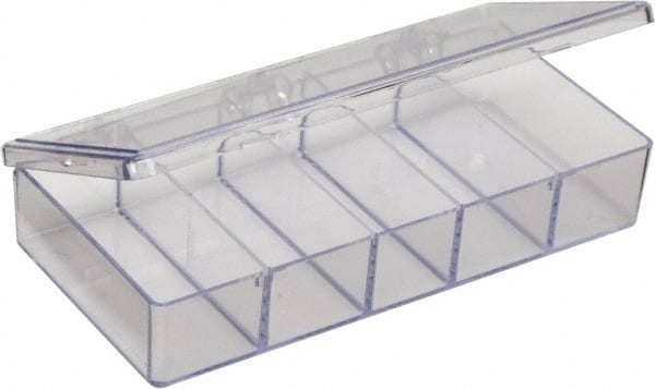 5 Compartment Clear Small Parts Box MPN:A215