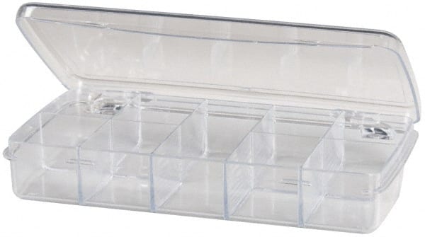 9 Compartment Clear Small Parts Box MPN:DB210