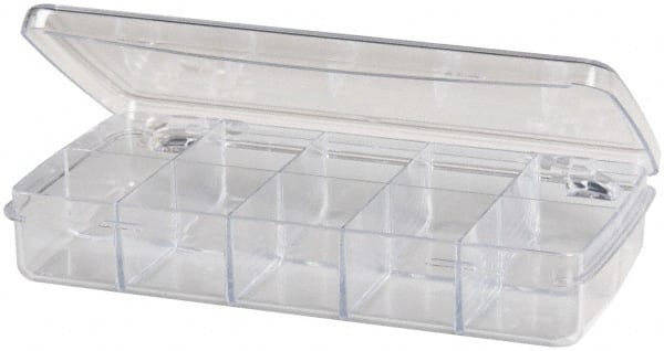10 Compartment Clear Small Parts Box MPN:DB213