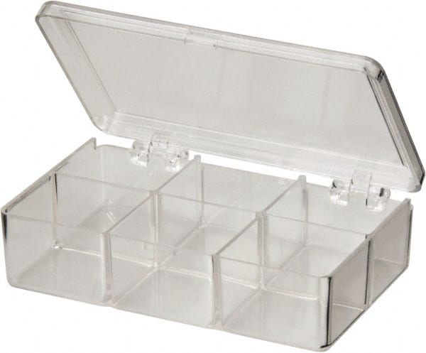 6 Compartment Clear Small Parts Box MPN:K220