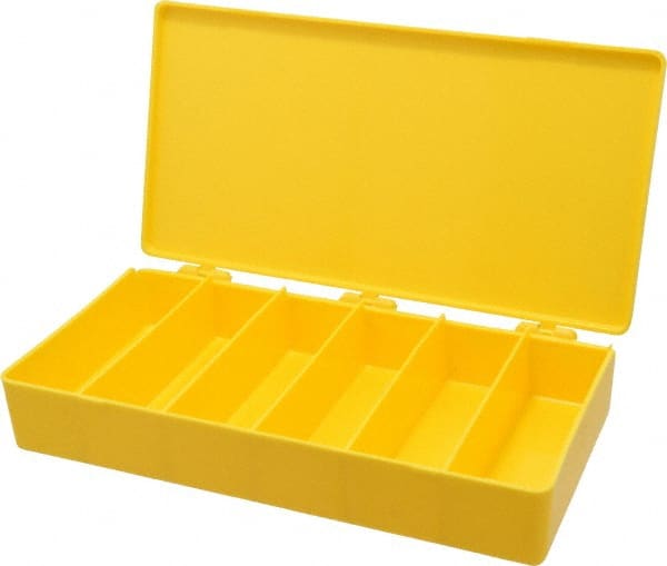 6 Compartment Yellow Small Parts Box MPN:M203