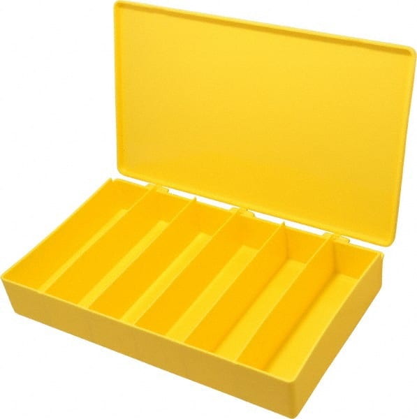 6 Compartment Yellow Small Parts Box MPN:M606