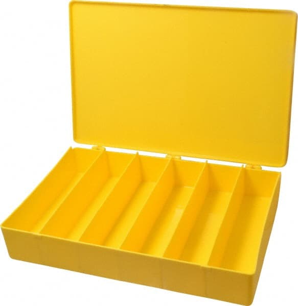 6 Compartment Yellow Small Parts Box MPN:M806