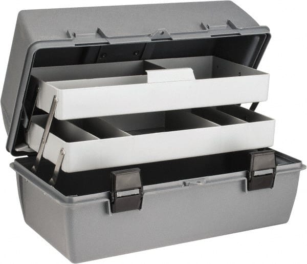 Copolymer Resin Tool Box: 2 Drawer, 8 Compartment MPN:18090-2