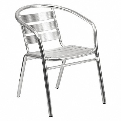 Restaurant Chair Slat Back Alumnium MPN:TLH-1-GG