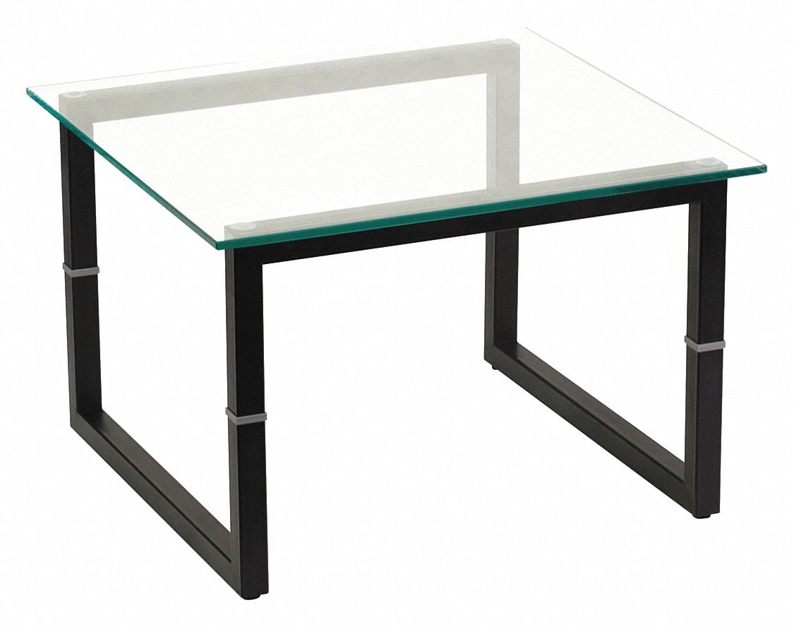 End Table Black Tabletop Square MPN:FD-END-TBL-GG