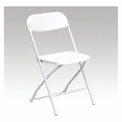 Folding Chair Plastic White MPN:LE-L-3-WHITE-GG