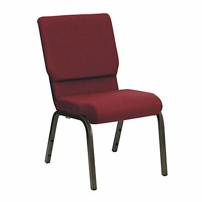 Fabric Church Chair Gold Frame Burgundy MPN:XU-CH-60096-BY-GG