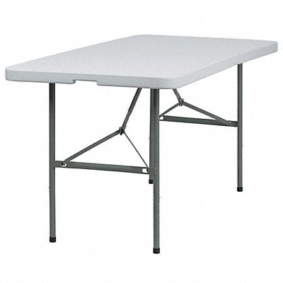 Wh 30X60 Plastic Bi-Fold Table MPN:DAD-YCZ-152Z-GG