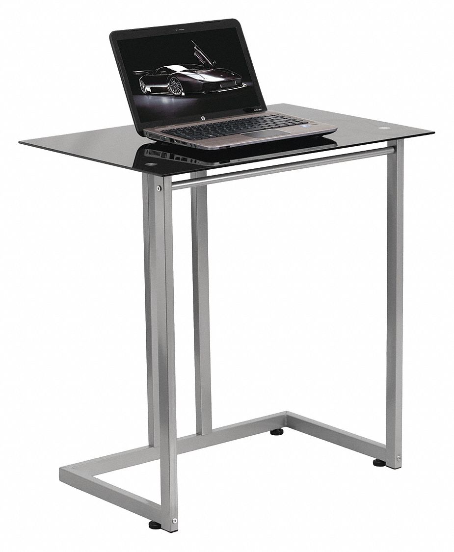 Office Desk Overall 27-1/2 W Silver Top MPN:NAN-2905-GG