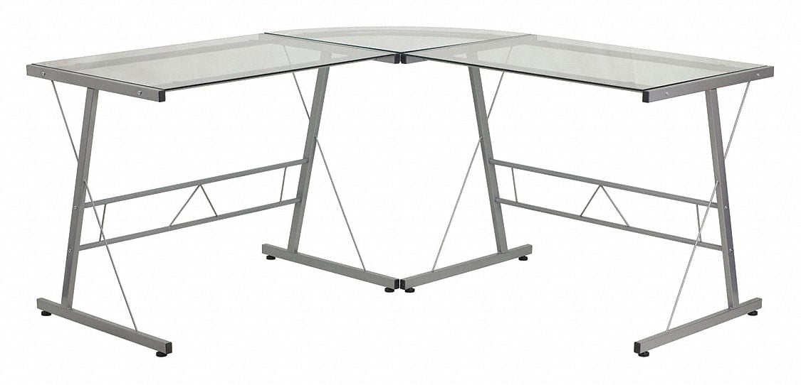 Office Desk Overall 83-1/2 W Silver Top MPN:NAN-CD-22181-GG