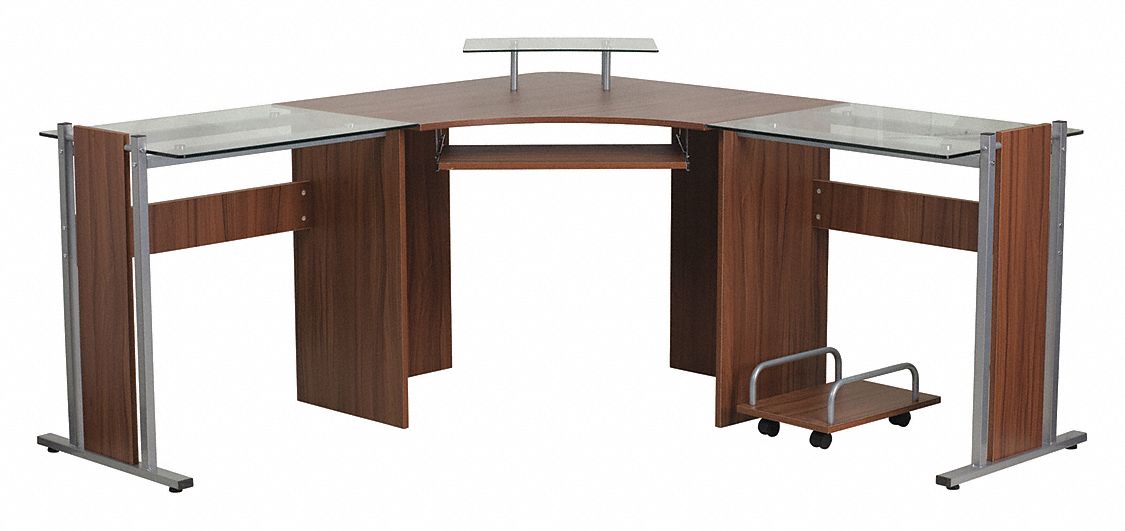 Office Desk Overall 95 W Silver Top MPN:NAN-WK-105-GG