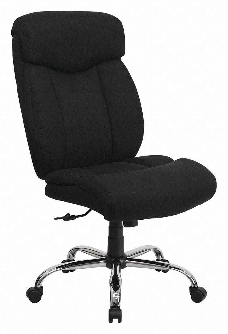 Executive Chair Black Seat Fabric Back MPN:GO-1235-BK-FAB-GG