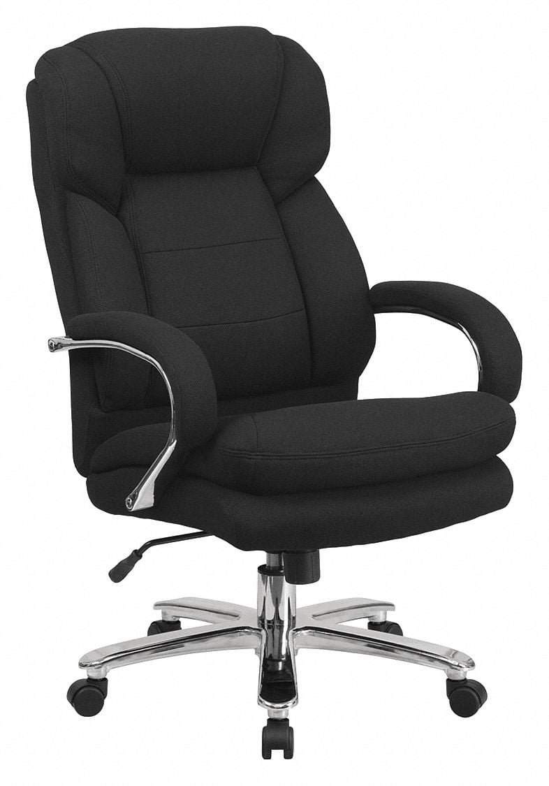 Desk Chair Black Seat Fabric Back MPN:GO-2078-GG