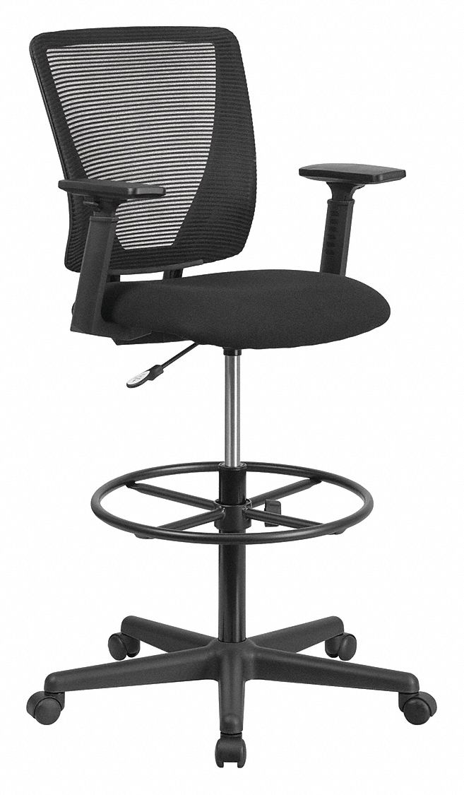 Draft Chair Black Seat Mesh Back MPN:GO-2100-A-GG