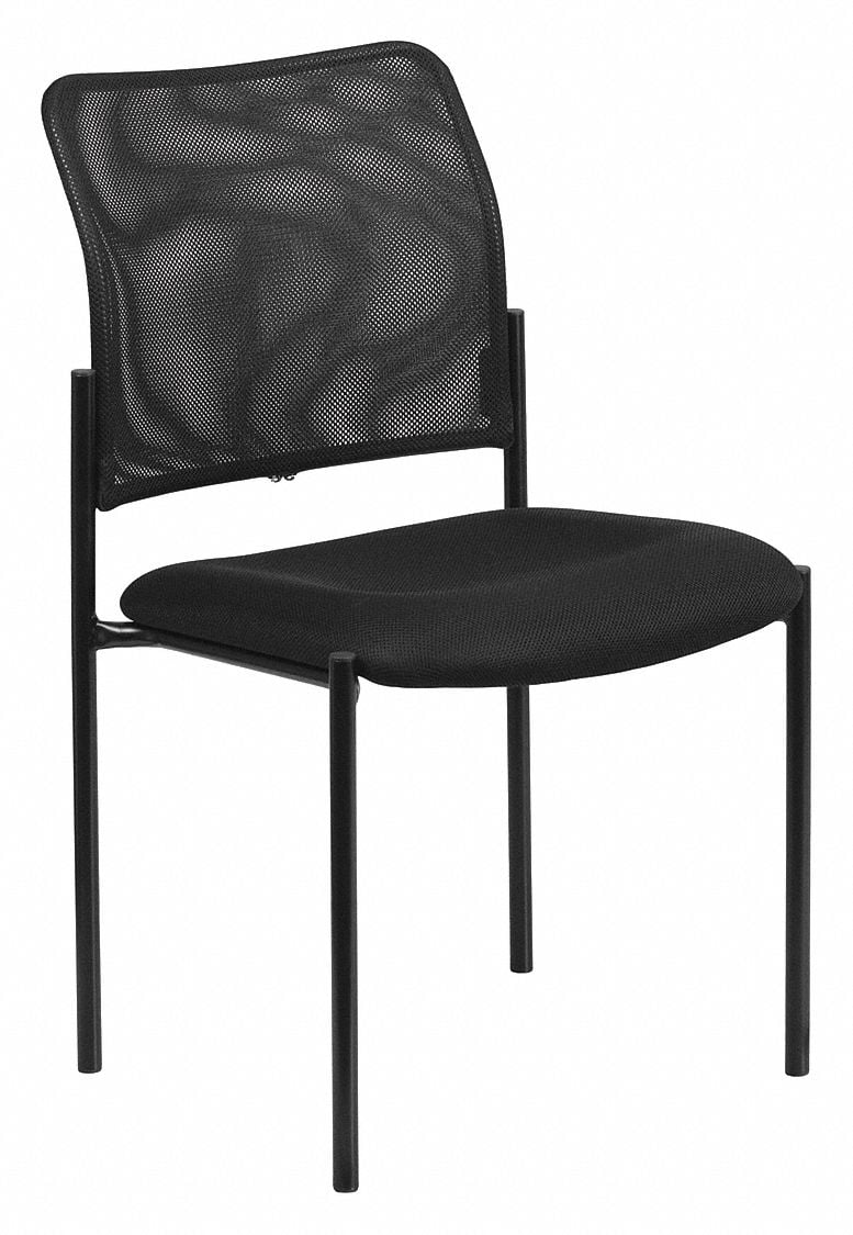 Side Chair Black Seat Mesh Back MPN:GO-515-2-GG