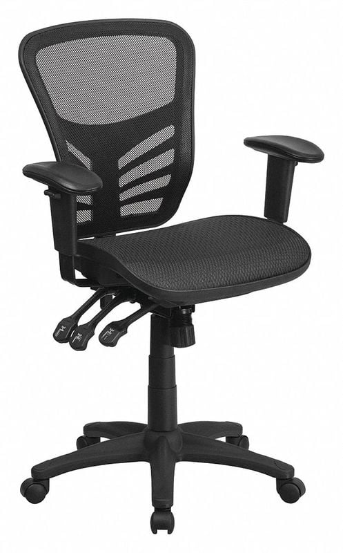 Executive Chair Black Seat Mesh Back MPN:HL-0001T-GG