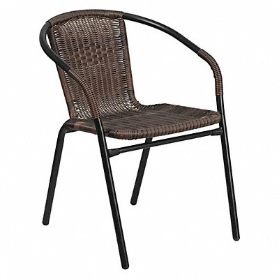 Stack Chair Rattan Brown MPN:TLH-037-DK-BN-GG