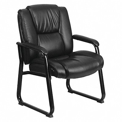 Black Leather Side Chair MPN:GO-2138-GG