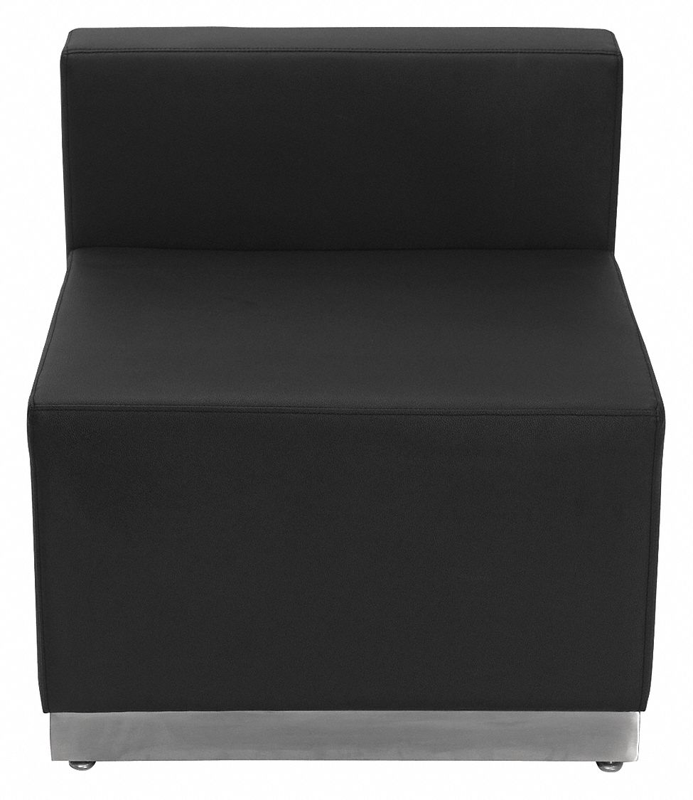 Guest Chair Alon Series Black Seat MPN:ZB-803-CHAIR-BK-GG