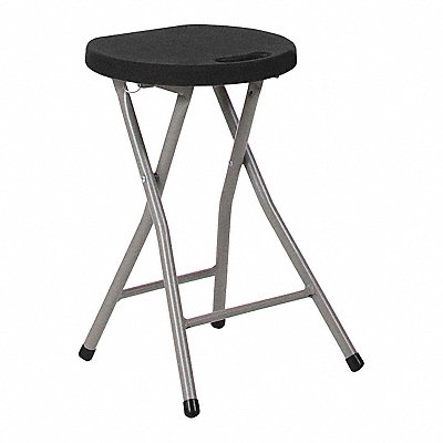 Foldable Stool Black Plastc MPN:DAD-YCD-30-GG