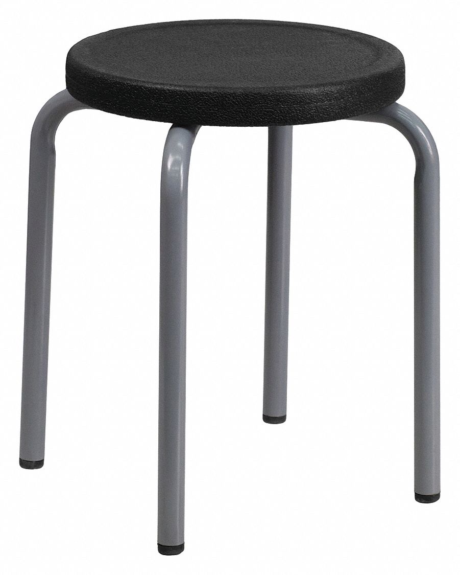 Stool Welded Tube Leg Black 17 H MPN:YK01B-GG