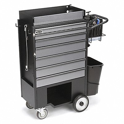 Black Light Duty Tool Utility Cart MPN:FC-200WBT