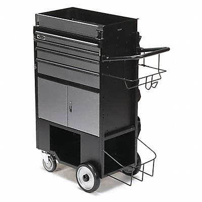 Black Light Duty Tool Utility Cart MPN:FC-400LBC