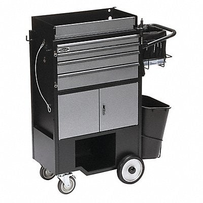 Black Light Duty Tool Utility Cart MPN:FC-400LENT