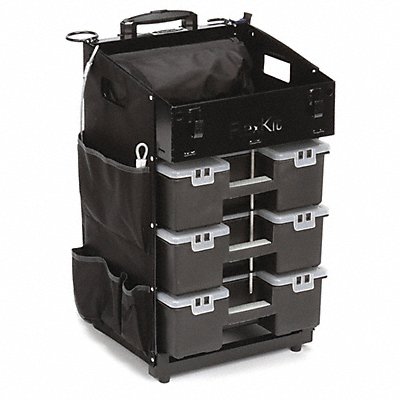 Black Light Duty Tool Utility Cart MPN:FC-50NT