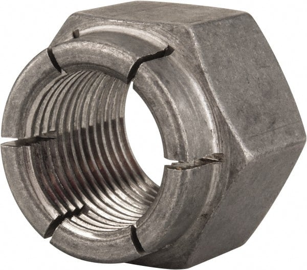 Hex Lock Nut: Flex Top, 7/8-14, Grade 2 Steel, Uncoated MPN:30FC-1414