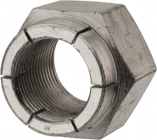 Hex Lock Nut: Flex Top, 1-14, Grade 2 Steel, Cadmium-Plated MPN:31FC-16-14