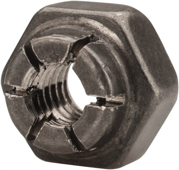 #8-32 UNJC 18-8 Hex Lock Nut with Expanding Flex Top MPN:50FA-832