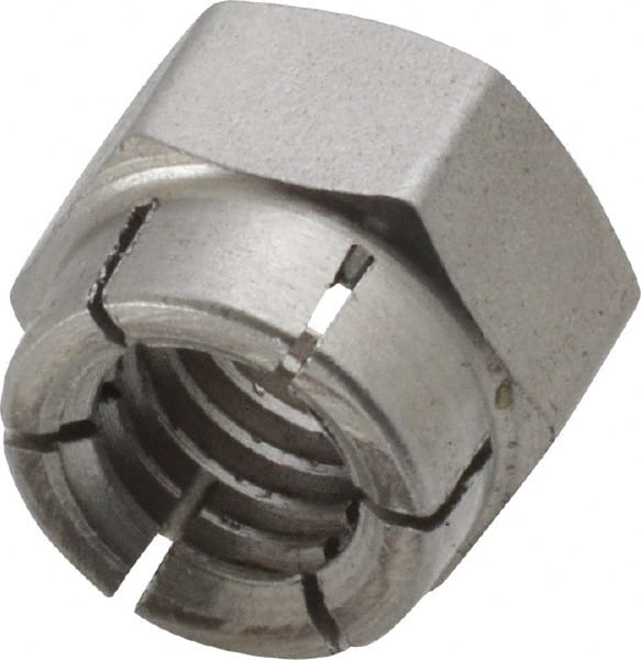 3/8-16 UNC 18-8 Hex Lock Nut with Expanding Flex Top MPN:50FAF-616