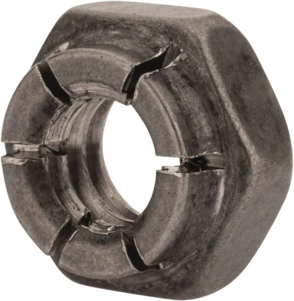 1/4-20 UNC 18-8 Hex Lock Nut with Expanding Flex Top MPN:50FK-420