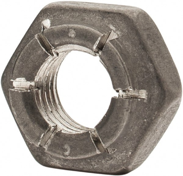 1/4-28 UNJF 18-8 Hex Lock Nut with Expanding Flex Top MPN:50FK-428