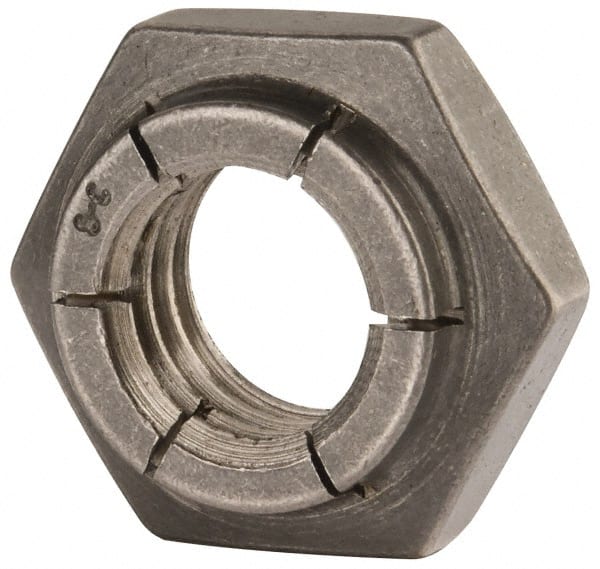 1/2-13 UNC 18-8 Heavy Hex Lock Nut with Expanding Flex Top MPN:50FK-813