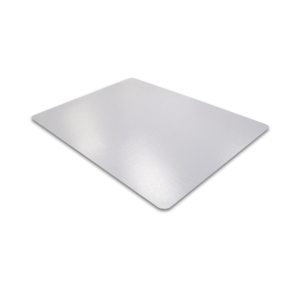 Floortex Cleartex Ultimat Hard Floor Rectangular Chairmat, Hard Floor, 47in L x 35in W x 75 mil Thickness, Rectangle, Polycarbonate, Clear (Min Order Qty 2) MPN:128919ER