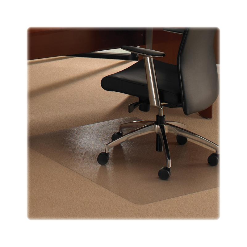 Floortex Polycarbonate Rectangular Chair Mat For Thick Carpet, 35in x 47in, Clear MPN:EC118927ER