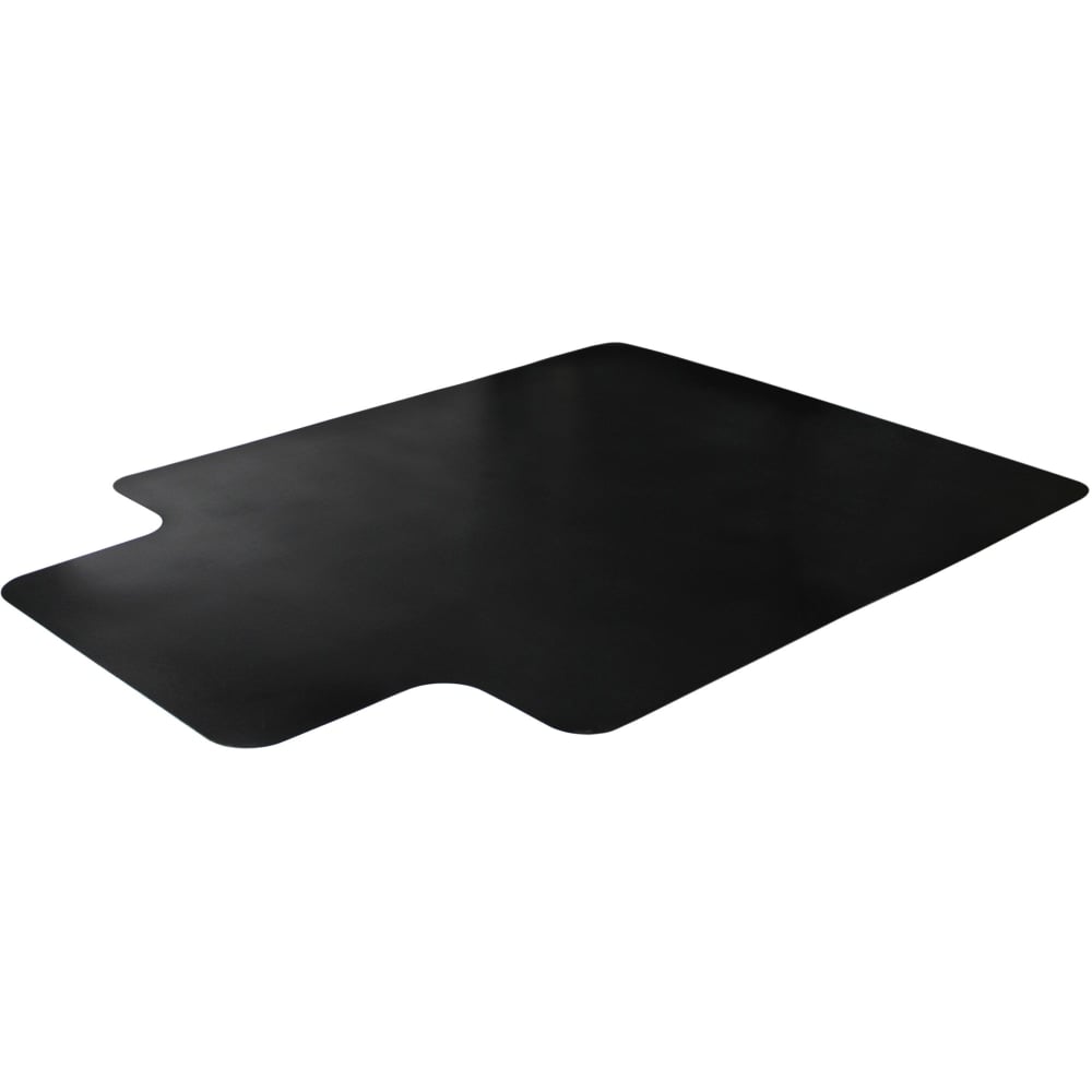 Floortex Cleartex Advantagemat PVC Low-Pile Chair Mat, 48in x 36in, Black (Min Order Qty 2) MPN:FC113648LLBV