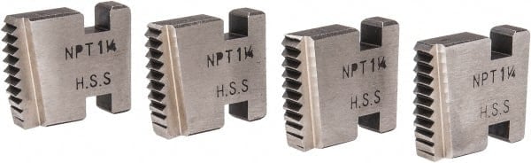 1-1/4 - 11-1/2 NPT, Right Hand, Alloy Steel, Pipe Threader Die MPN:BT-00006