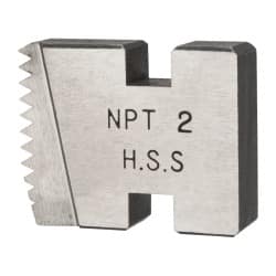 2 - 11-1/2 NPT, Right Hand, Alloy Steel, Pipe Threader Die MPN:BT-00008