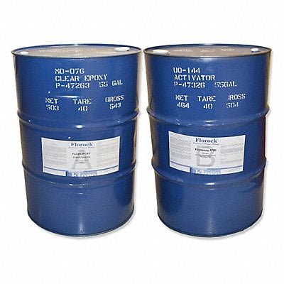 Floor Resin 4700 Kit Clear 220 gal MPN:M0-076DR/U0-144DR