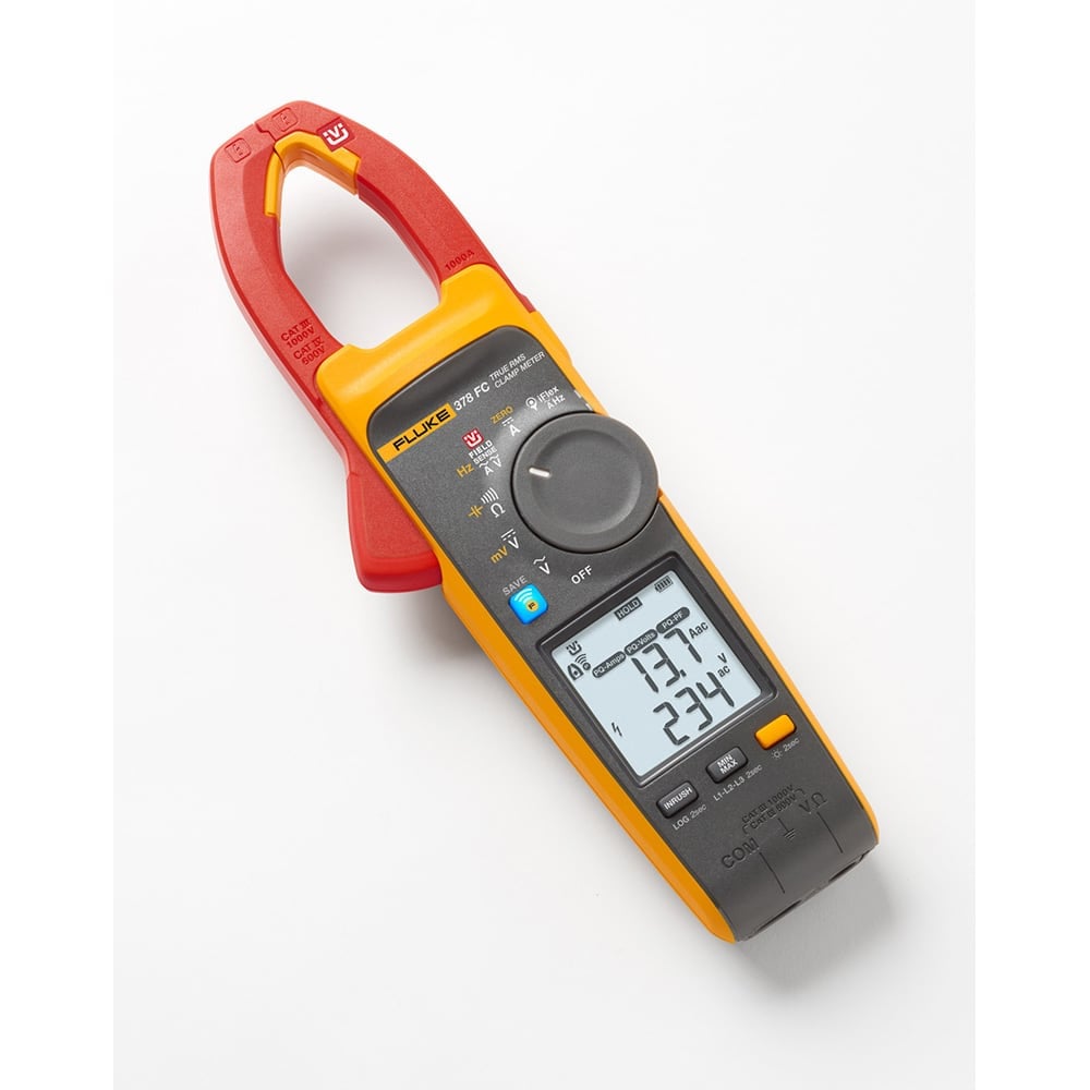 Voltage Clamp Meter: CAT III & CAT IV, Clamp On Jaw MPN:FLUKE-378 FC