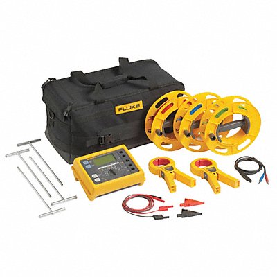 Earth Ground Tester Kit 50V AC LCD Case MPN:FLUKE-1625-2 KIT