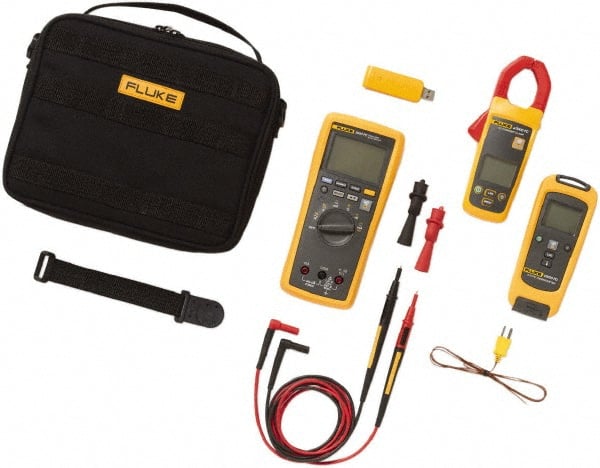 FC Series Wireless Multimeter Kit: 7 Pc, 1,000 Volt, Clamp-on Jaw MPN:FLK-3000FC HVAC