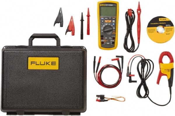 Electrical Test Equipment Combination Kit: 10 Pc, Clamp-on Jaw MPN:FLUKE-1587/I400