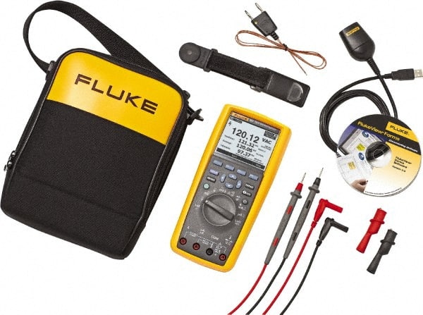 Electrical Test Equipment Combination Kit: 16 Pc, 1,000 Volt MPN:FLUKE-289/FVF