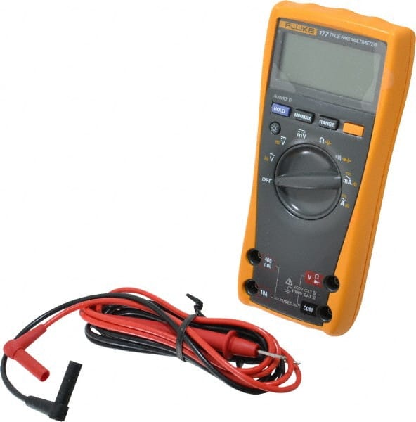 CAT III & CAT IV, Auto Ranging Digital Manual Ranging & True RMS Multimeter: 1,000 VAC/VDC MPN:FLUKE-177 ESFP