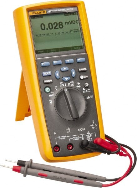 CAT III & CAT IV, Auto Ranging Digital Manual Ranging & True RMS Multimeter: 1,000 VAC/VDC MPN:FLUKE-287